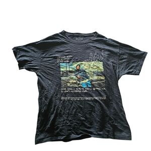 Buzz N Hood Graphic T-Shirt Streetwear Tee Black Size L